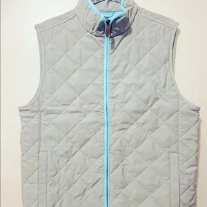 Gray and baby blue textured medium size Men’s vineyard vines vest